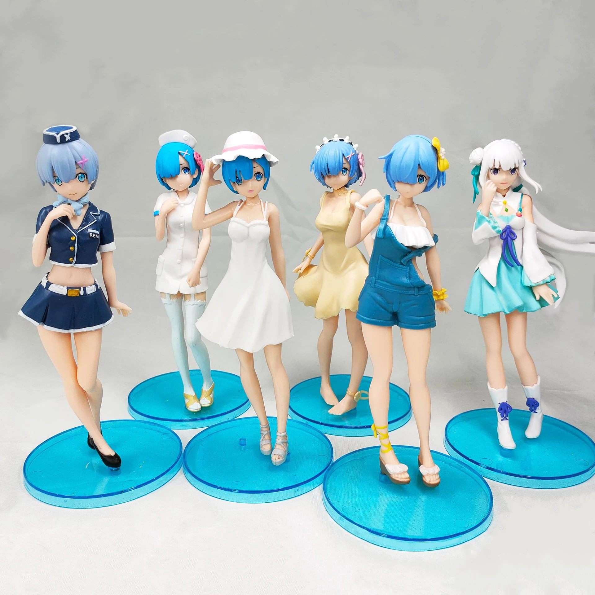 

NEW 6 style 16.5cm Anime Re:Life In A Different World From Zero Rem Ram Maid Girl Figure PVC Action Figure Collection Model Toys
