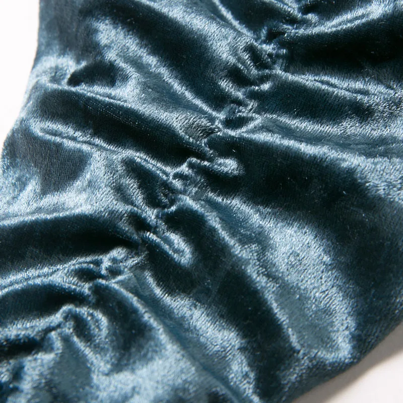 Женский раздельный купальник бархатный купальный костюм из двух предметов с