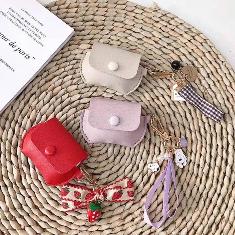 Брендовый чехол для наушников Airpods Pro Роскошный кожаный Apple Air Pods 3 s Earpods наушники с