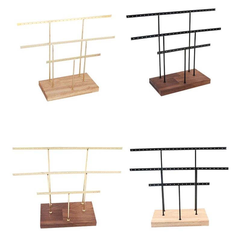 

Kili Hanging Jewelry Display Rack Tree Organizer Metal Rack for Holding Women Jewelries Earrings Rings Necklaces Ear Stud Pendan