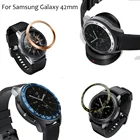 Сменные аксессуары для смарт-часов Samsung Galaxy Watch 42 мм, кольцевой клейкий чехол, металлический защитный чехол с защитой от царапин