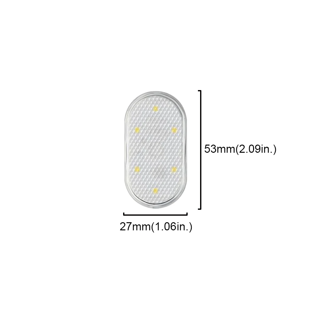 Светодиодные лампы для салона автомобиля с USB-зарядкой белый Потолочный