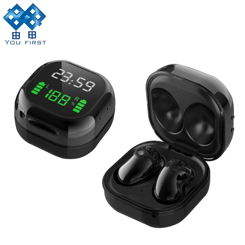 S6Plus Bluetooth наушники со светодиодными огнями Беспроводной С микрофоном 5 1 TWS