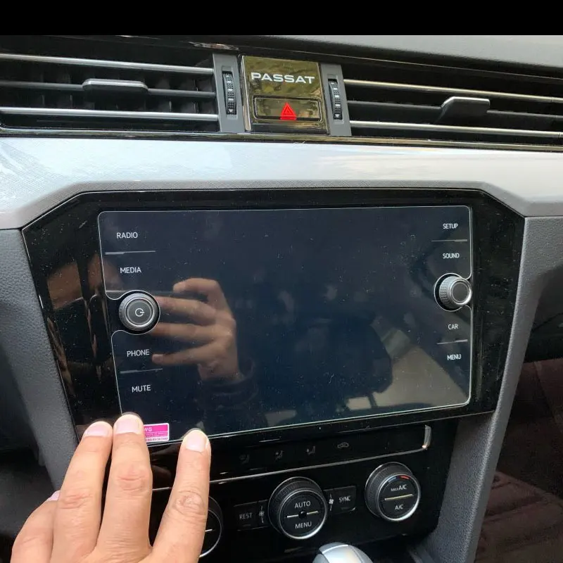 8 ''GPS Защита экрана для Volkswagen Tiguan Atlas Golf 2019 2018 VW R GTI Alltrack sportwgen|Лепнина интерьера|