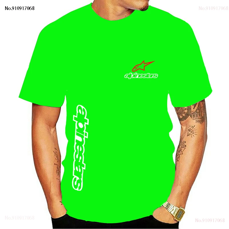 

2021 Alpinestars Men's Sport T-shirt Summer Sleeve O-neck Leisure Outwear Tees Breathable Casual Men T Shirt Short sleeves