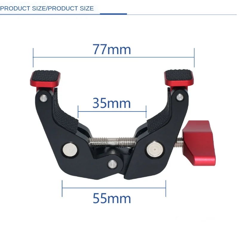 

Super Clamp Crab Pliers Clip for DSLR Rig Cameras Gimbal Magic Arm Umbrellas Cross Bars Music Stand Tripod Video Accessories