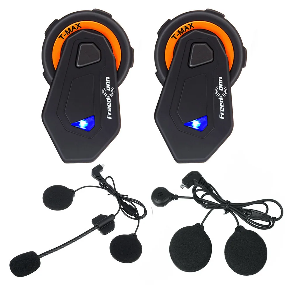 1 soft and 1 hard 2 шт. FreedConn T-MAX Мото шлем Bluetooth гарнитура 6 всадников говорить мотоцикл домофон 1000 м FM радио Bluetooth 4,1 - Цвет: 1 soft and 1 hard