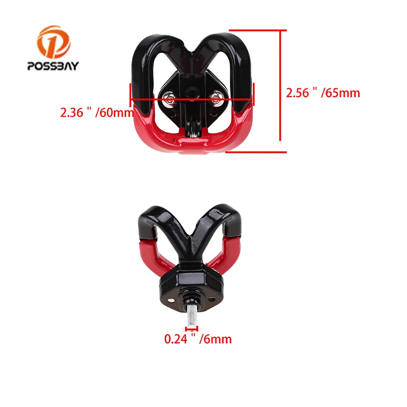 Posbay универсальная мотоциклетная сумка для багажа крюк металлический