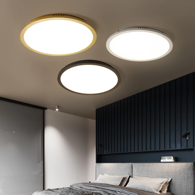 Белый современный светодиодный потолочный светильник lampara de techo для гостиной