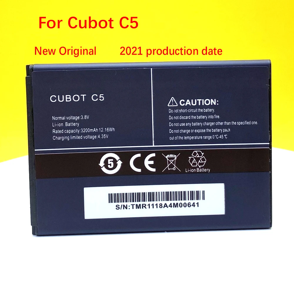 

NEW Original 3200mAh C5 Battery For CUBOT C5 Mobile Phone In Stock Latest Production High Quality Battery+Tracking Number