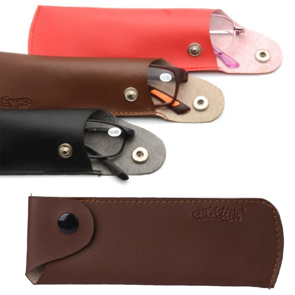 1 шт. стиль экокожа (полиуретан) кожаная обложка чехол для солнцезащитных очков