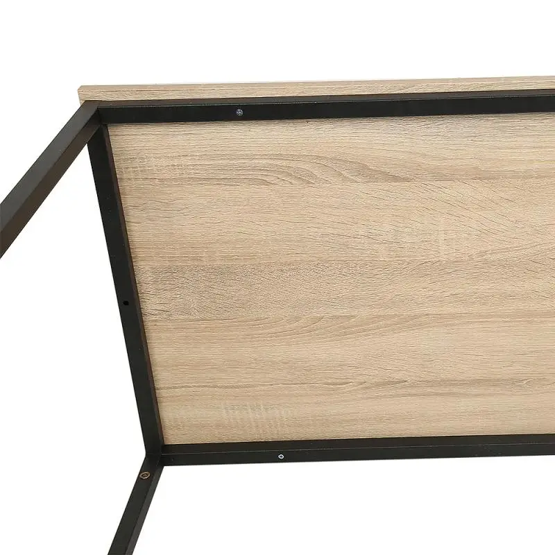 

A Set Wood Color Industrial Style Table Chair Set (80*50*87 & 32*32*57) Simple Home Restuarant Bar Furniture Table Chair Set HWC