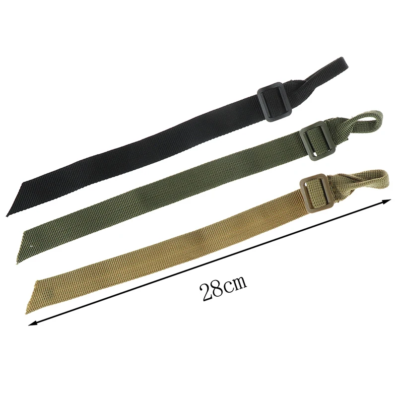 

1 Pcs Buttstock Sling Mount Strap Loop Adapter Webbing Rifle Attachment Adjustable Tactical Gun Sling Airsoft Sling