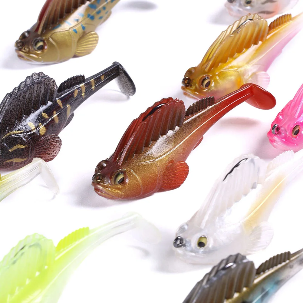 Новое поступление 7 см 14 г Megabass темное спальное место мягкое тело Swimbait глубокий бег весло хвост Swimbait Прямая поставка