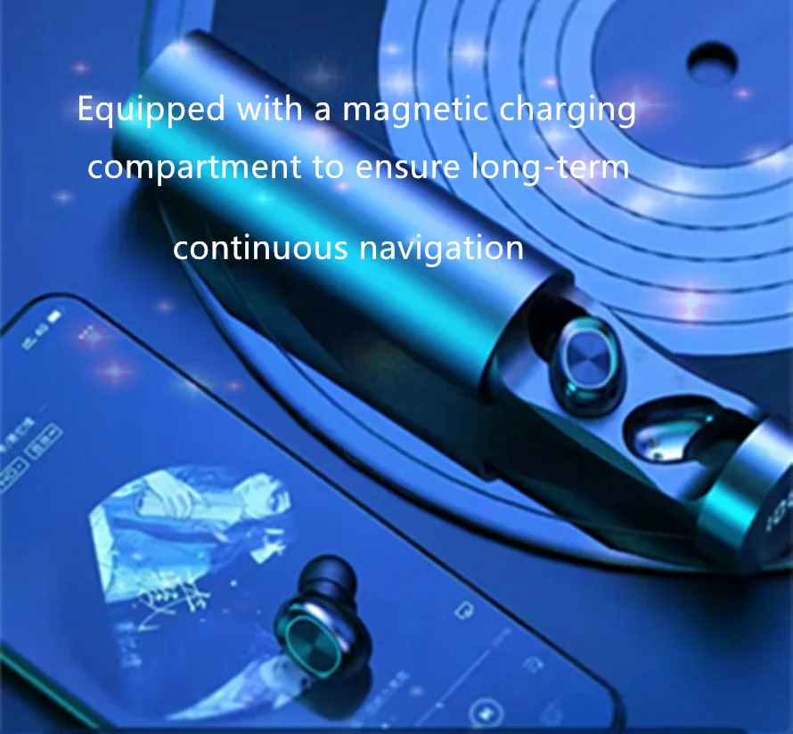 

Metal Electric Warehouse + Touch Smart Digital Display2021 New Mini Dual Channel Bluetooth Headset