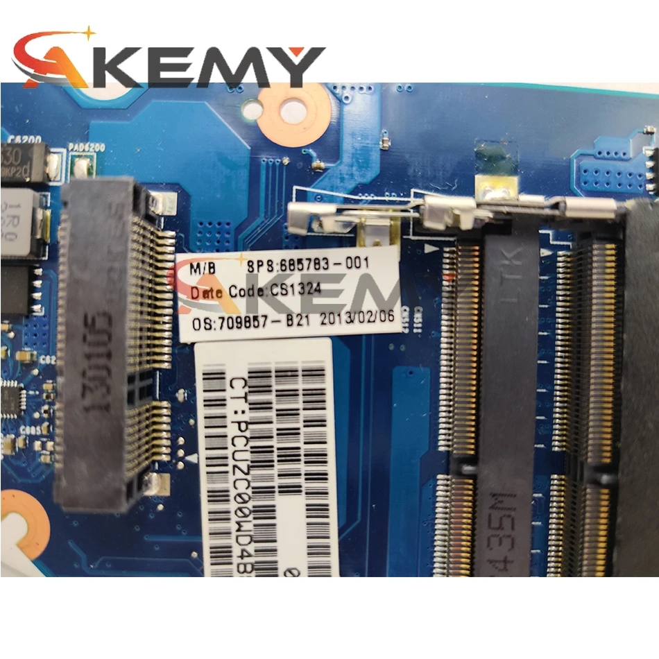 akemy laptop motherboard for hp 450 250 1000 2000 hm75 i5 support mainboard 6050a2493101 mb a02 685107 501 685107 001 slj8f free global shipping