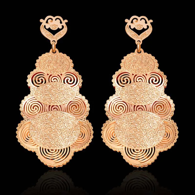 Nao этнические свадебные серьги женские богемные длинные с цветком Висячие