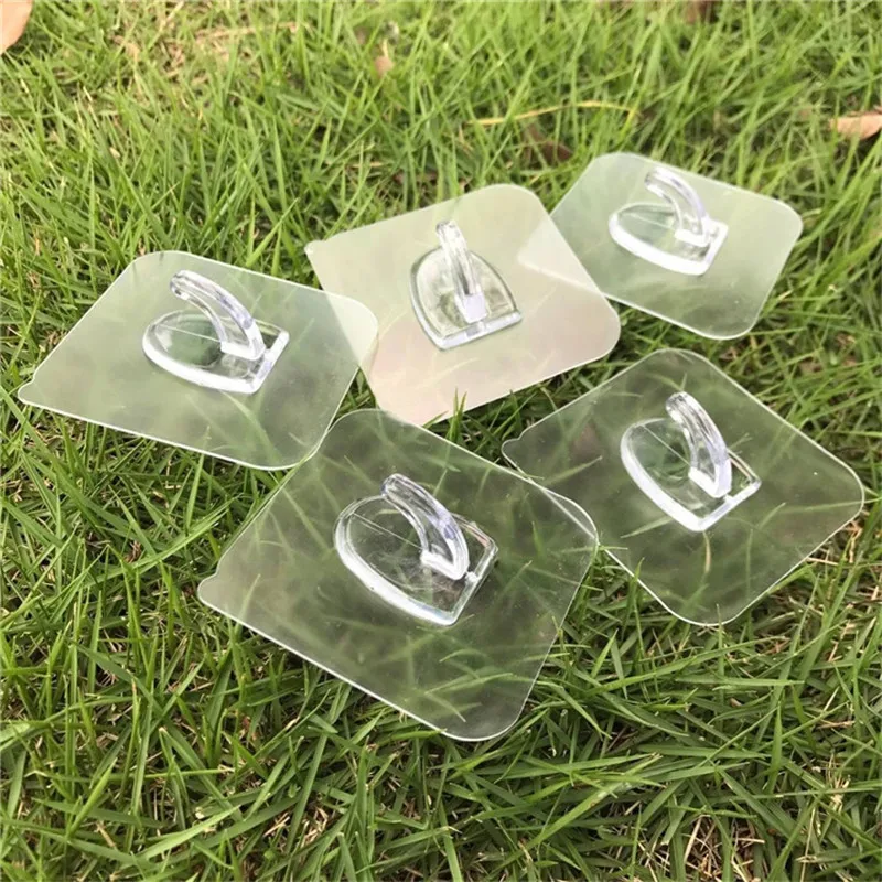 Прочные кухонные крючки 1 шт. прозрачные настенные на присоске вешалка для кухни