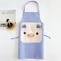 kitchen apron pig printing kids aprons bbq bib apron for women cooking baking restaurant apron home cleaning tools