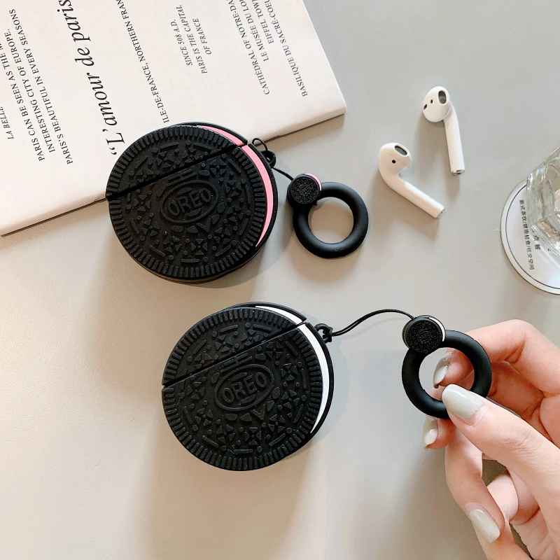 Чехол для беспроводных наушников Q UNCLE Hot Biscuits силиконовый чехол Apple AirPods зарядный s