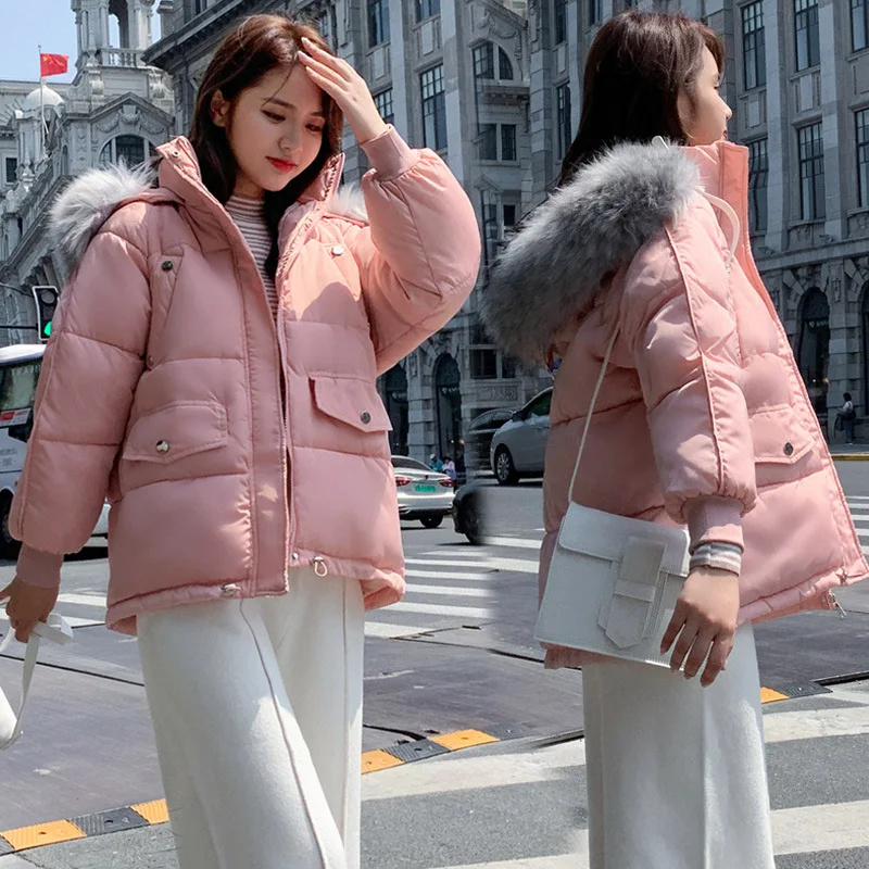 Ladies Coats and Jackets Clothing for Women The New Female Short Korean Version Thicken Bread Service Loose Fashion