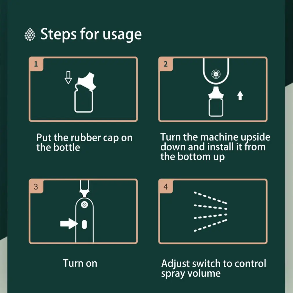 

Facial Cleaning Moisturizing Hydrating Beauty Equipment Household Handheld Oxygen Injection Instrument Nano Spray Instrument