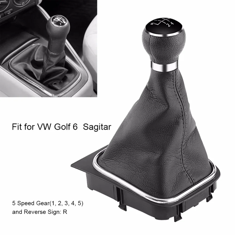 aliexpress - 5 Speed Car Gear Shift Knob Gearstick Gaiter Boot Kit For VW Golf 6 MK5 MK6 Jetta 2005 2006 2007 2008 2009 2010 2011 2012-2014