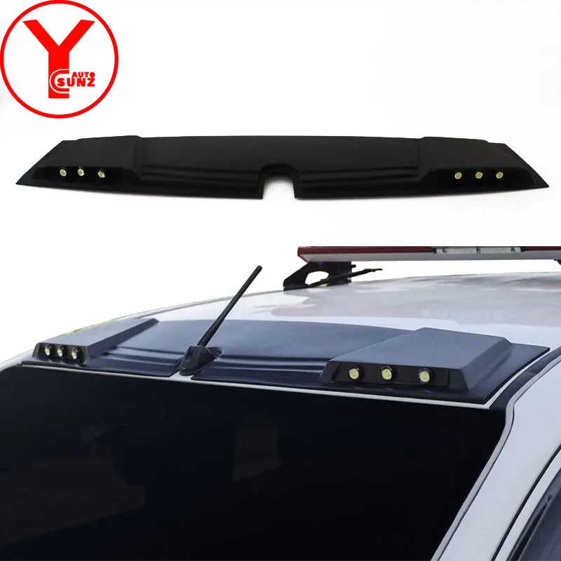 Черный led raptor спойлер на крышу для MITSUBISHI PAJERO SPORT triton L200 ABS аксессуары для Montero sport YCSUNZ