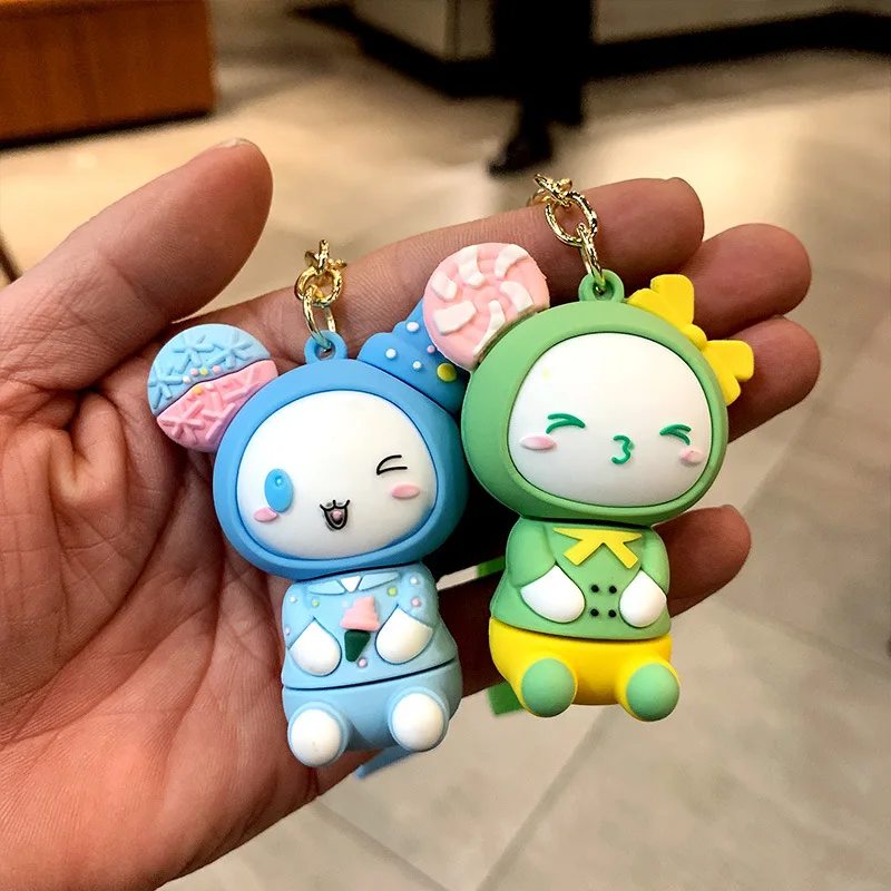 Креативный мультяшный брелок с милым десертом куклой фигуркой мороженого