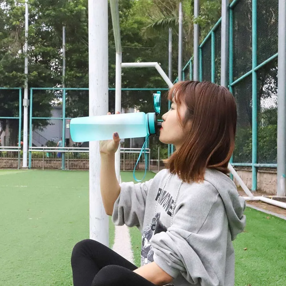 

Space Cup Water Bottle Large Capacity Portable Outdoor Sport Water Bottles Gradient Color Leakproof Camping Non-Toxic Bottle