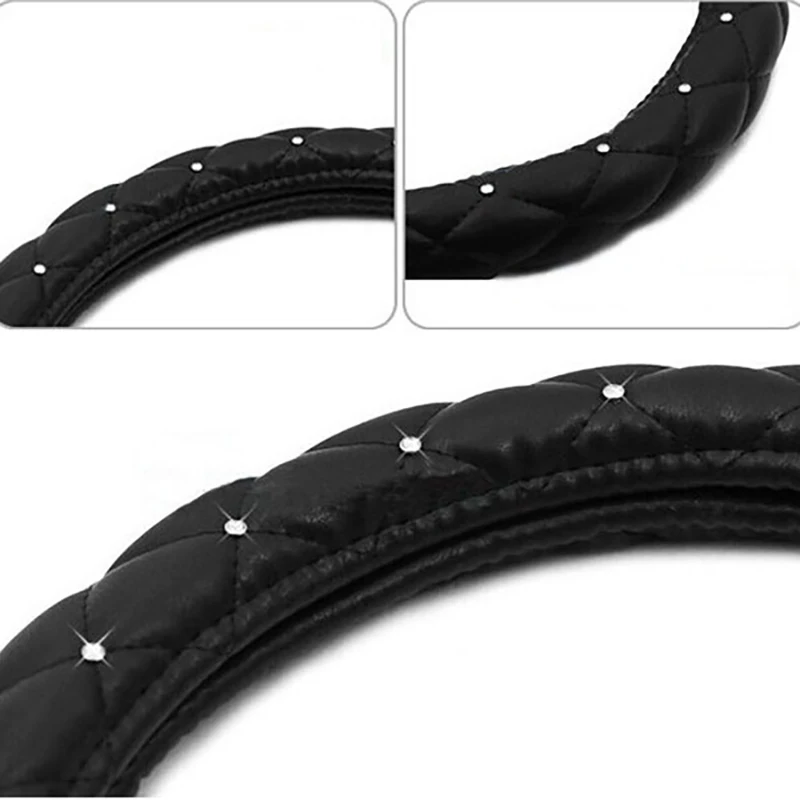 38 см роскошный хрустальный чехол рулевого колеса автомобиля для chevrolet sonic tracker