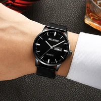 genuine students stainless steel mesh belt quartz watches watches mens watches top brand luxury mens watch
