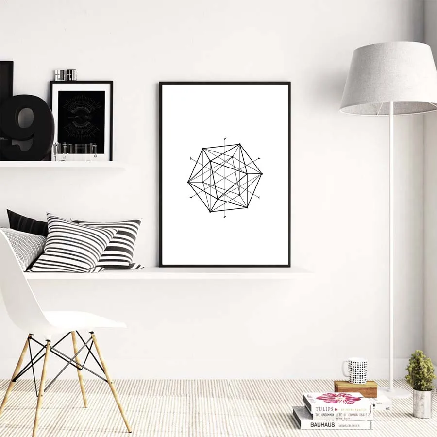 Абстрактные принты плакаты геометрические картины на холсте стене рисунок