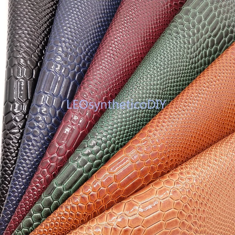 Синтетические Letaher листы из искусственной кожи крокодиловые зерна для