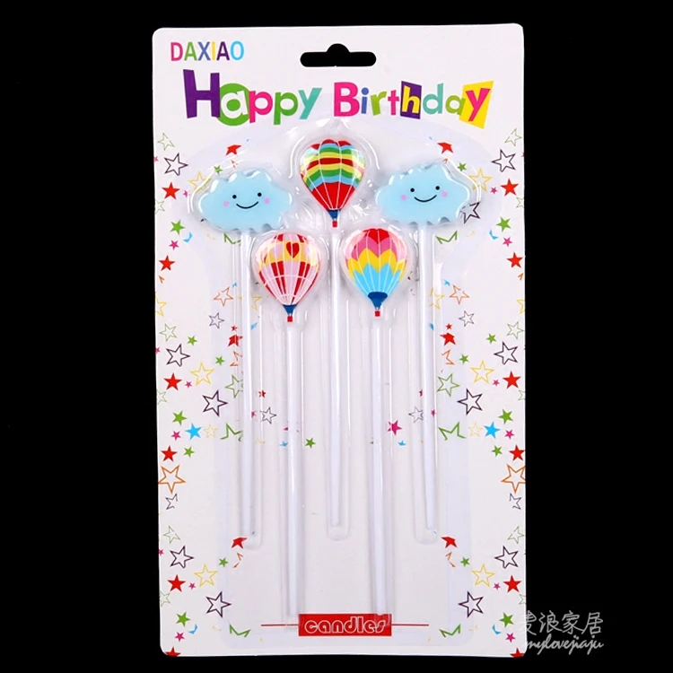Воздушный шар облако пятиконечная звезда Любовь комбинированная Свеча День