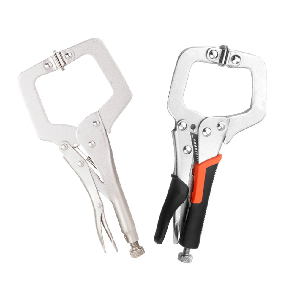 New C Type Vigorous Pliers Rotary Presser Foot Vigorous Pliers Large-opening Multi-function Clamp Plank Woodworking Fixing Tool