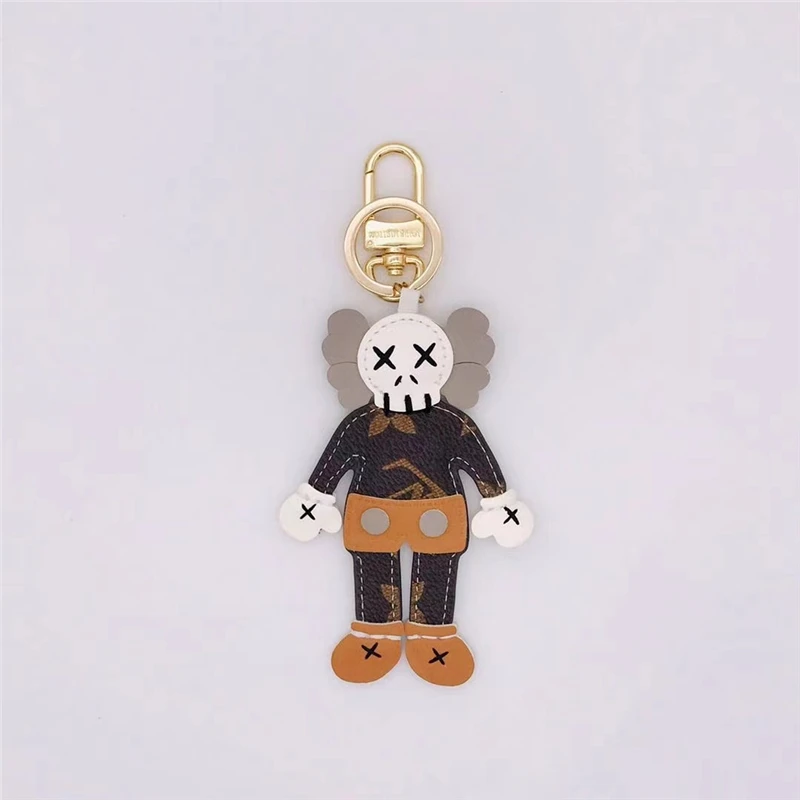 

2021 New High Quality Kaws Keychain Acrylic Colourful Christmas Gift Keychains for Car Keys Ring Decoration Accessories