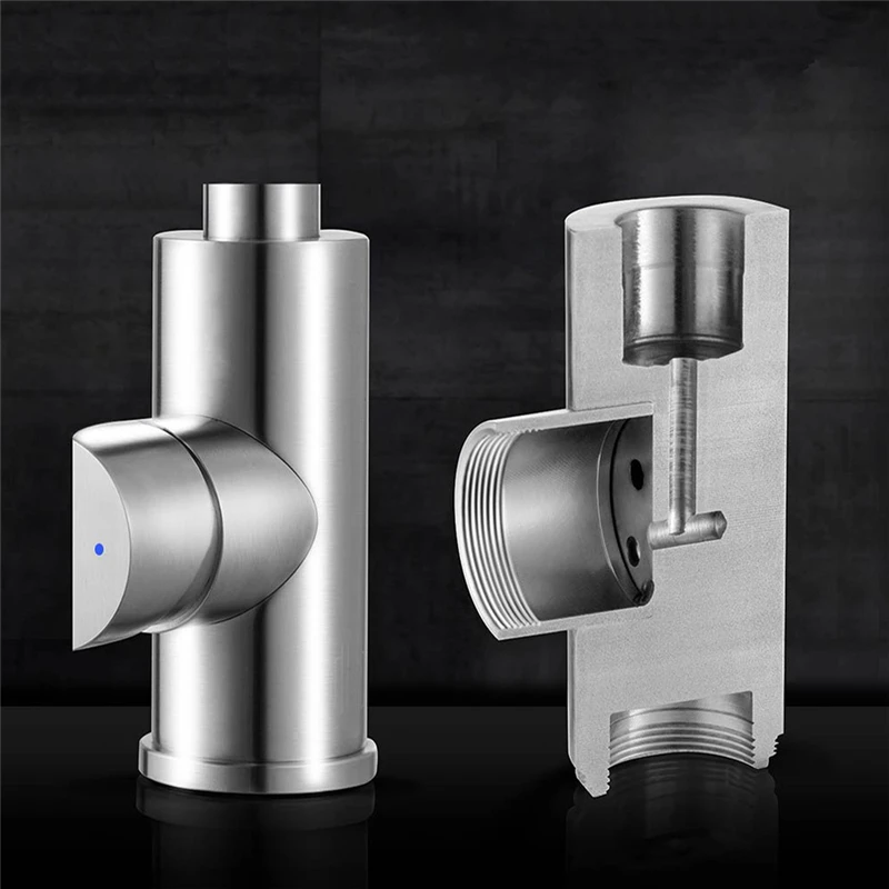 Diiib Нержавеющая сталь Кухня кран для раковины 360 ° Вращение смеситель горячей и