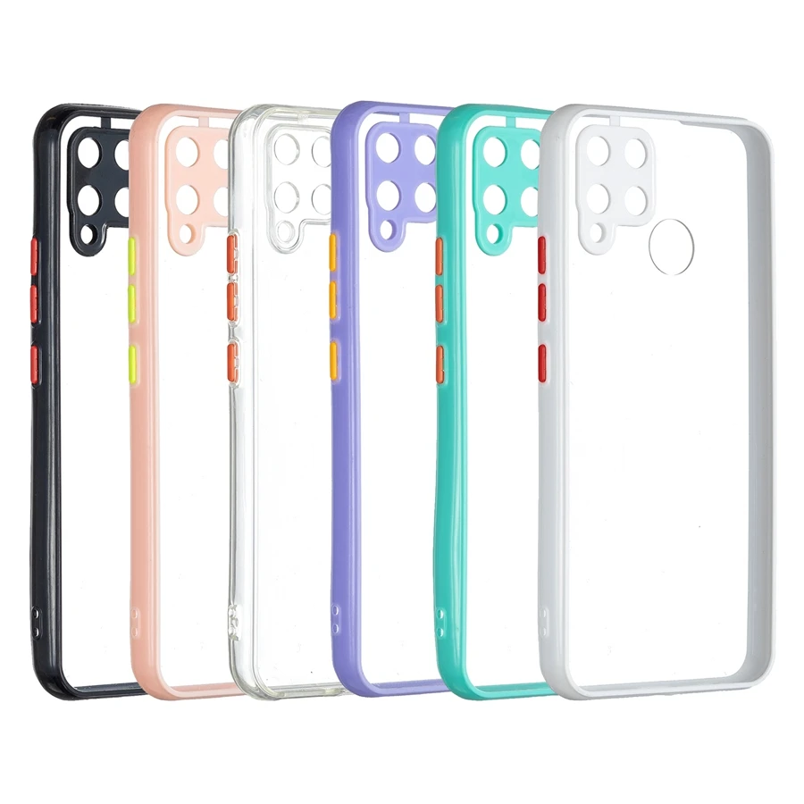 

Transparent Case For Oppo Realme C15 C12 C17 Phone Case Protective Shell on Etui RealmeC15 RealmeC12 RealmeC17 Back Cover Coque