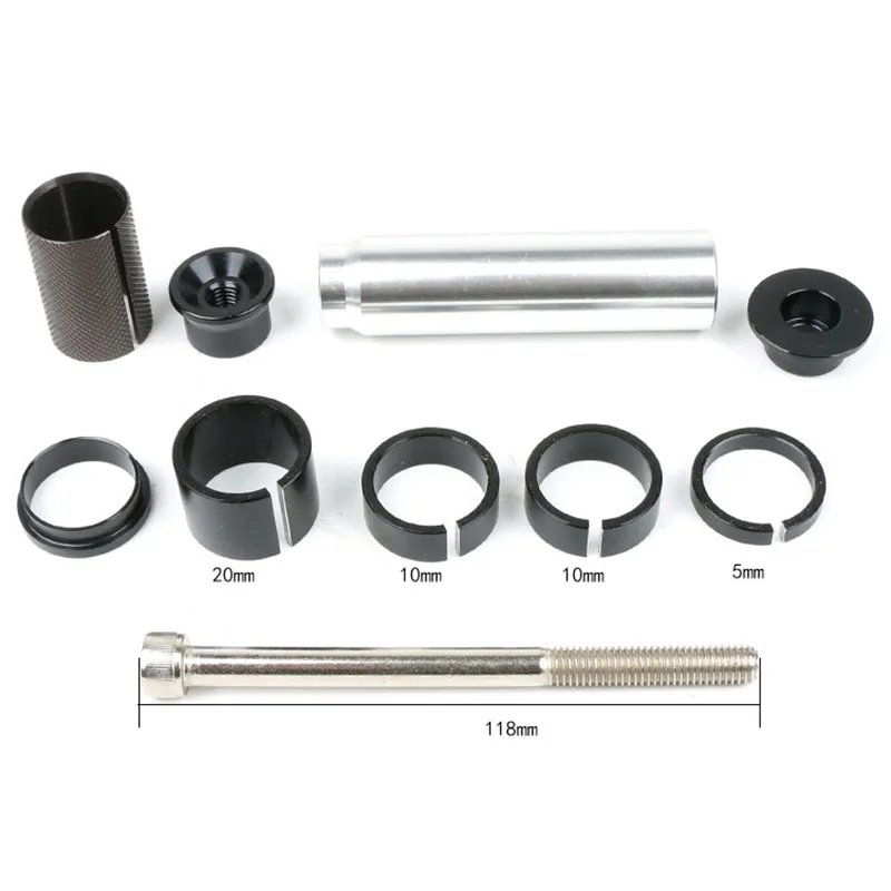 Bicycle Handlebar Lift Head Tube Extender Front Fork Height Increaser 28.6Mm End Lengthening | Спорт и развлечения
