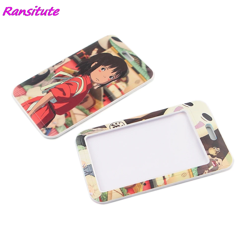 Креативный шнурок Ransitute R1487 с изображением девушки из аниме держатель для карт