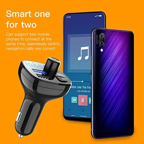 Bluetooth fm-передатчик для автомобиля беспроводной автомобильный радиопередатчик