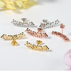 1 пара персонализированных именных сережек для женщин, индивидуальные инициальные курсивые серьги-гвоздики с табличкой, подарок для лучших подруг, девочек