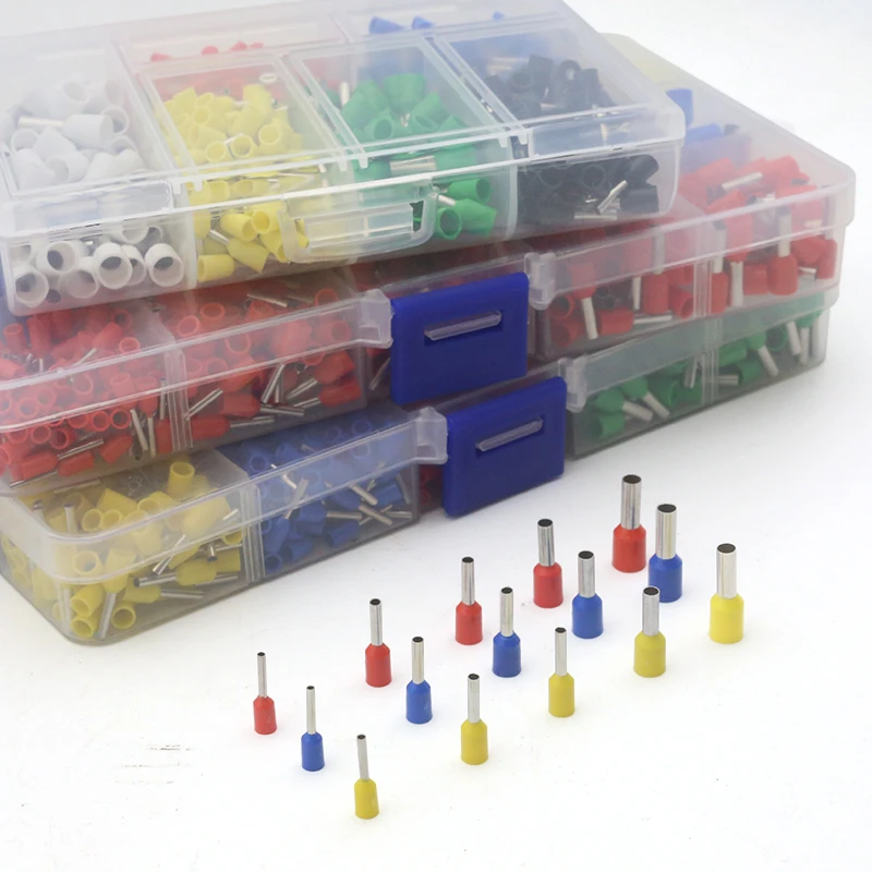 Набор обжимных плоскогубцев и наконечников для проводов 0 08 мм 16 | Инструменты