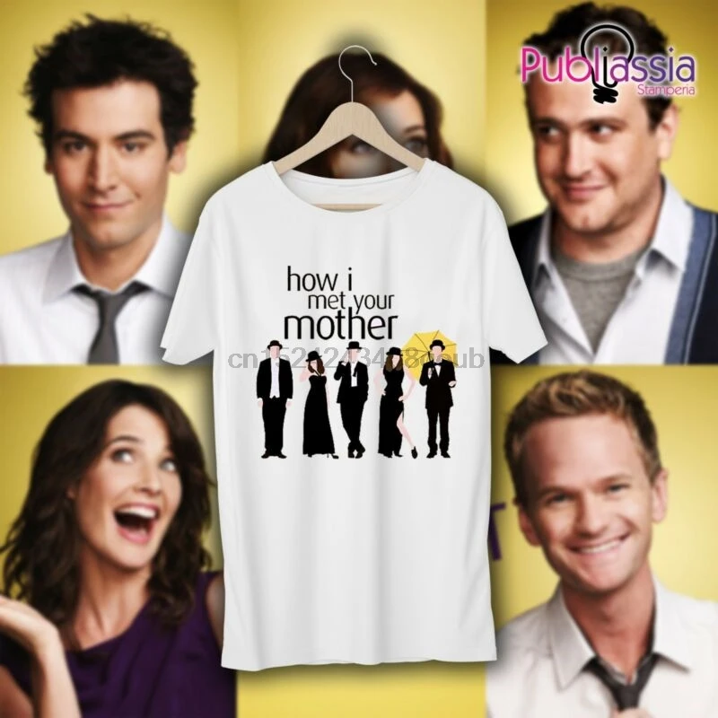 Как я встретил вашу маму футболка HIMYM maglietta 12 Ted Marshall Робин Барни Лилия | Мужская