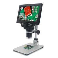 mustool g1200 12mp 1 1200x digital microscope 7 inch hd lcd display 500x 1000x microscopes continuous amplification magnifier