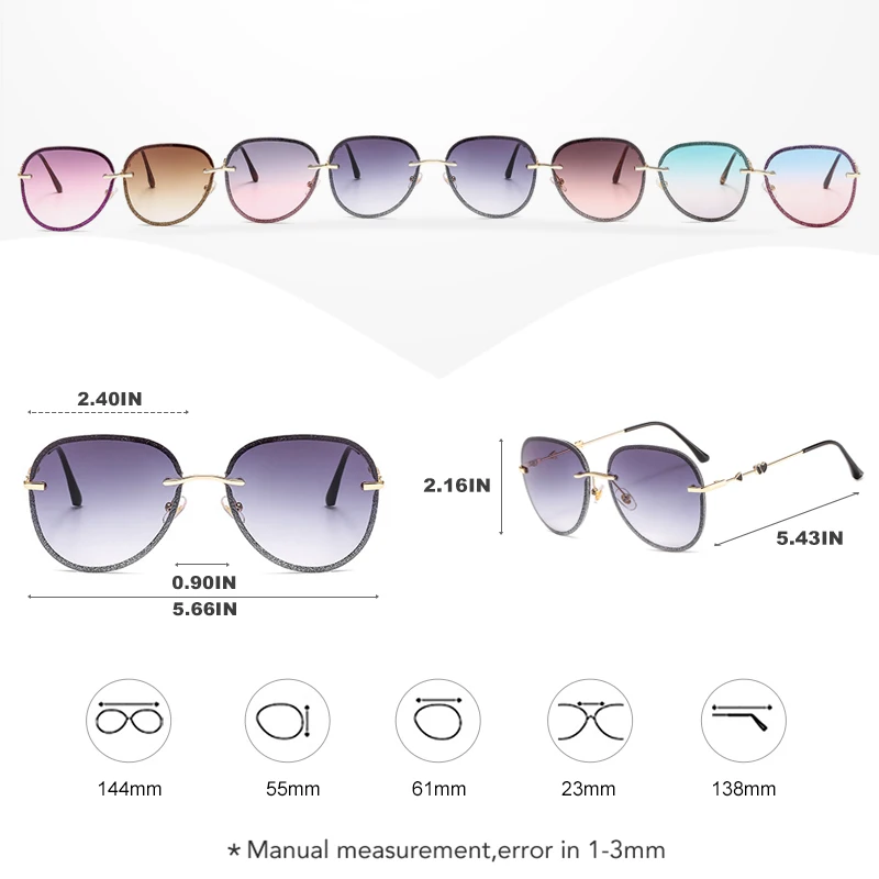 Женские солнцезащитные очки в стиле пилота ROYAL GIRL Винтажные Солнцезащитные без