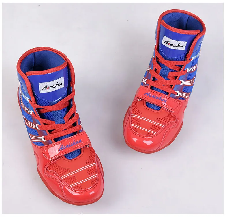 Боксерские сапоги для взрослых и детей антискользящие бокса борьбы тяжелой