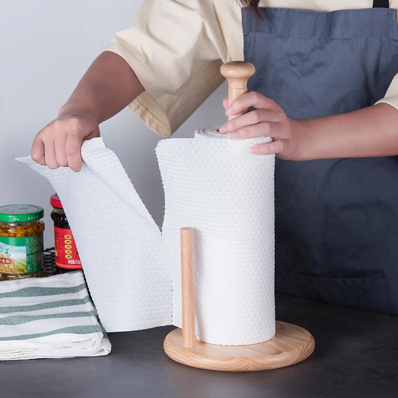 Кухонный бумажный держатель для полотенец деревянная маслопоглощающая бумажная