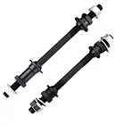 Велосипедная ступица колеса, передняя и задняя, стальной твердый вал шпинделя, винтажный для Fat E, велосипеда, Fixie, BMX, MTB, шоссейный вертел 150 мм, 180 мм